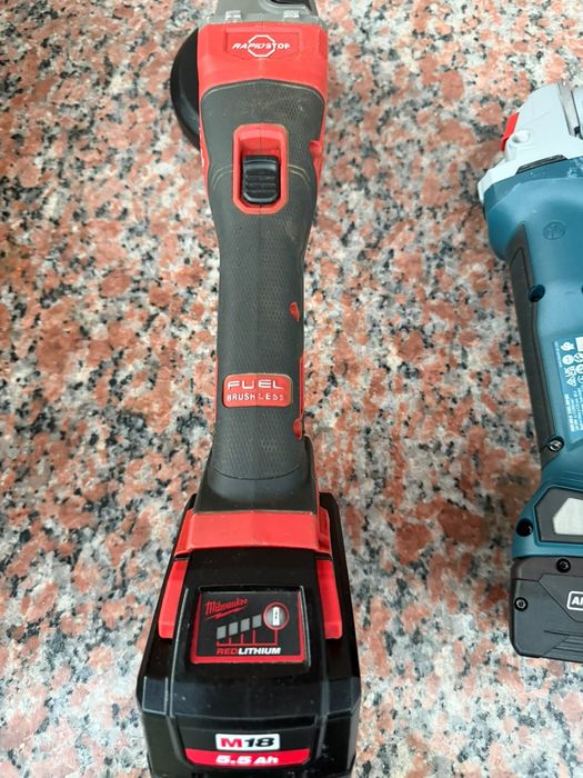 Milwaukee ,Bosch polizor pe acumulator