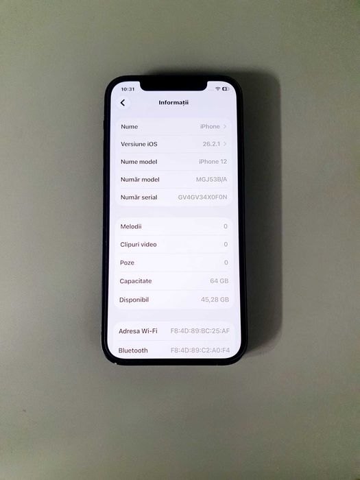 iPhone 12 64Gb (AG.7) Garantie 2 ani!