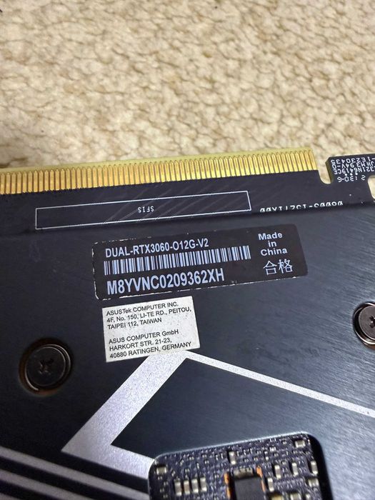 Placa video nVidia GeForce RTX 3060 12gb