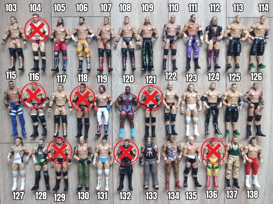 Екшън Фигурки WWE Кеч Pro-Wrestling Action Figures Reigns HHH Cena 2/3