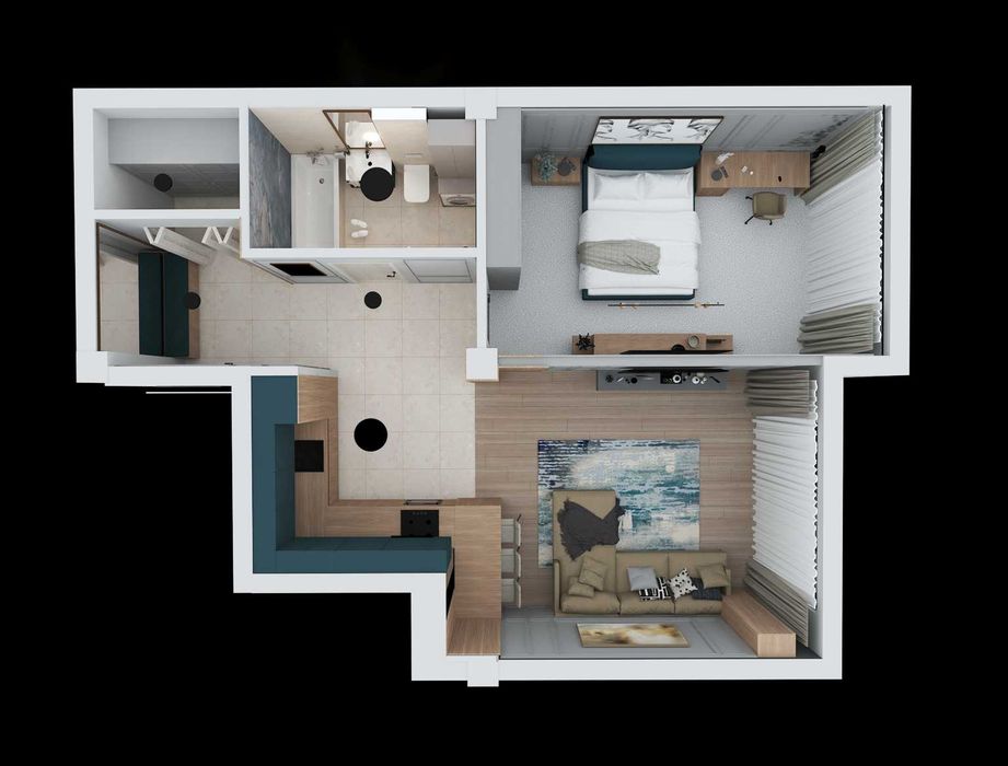 Apartament 2 camere-SAN CASA-complex rezidential