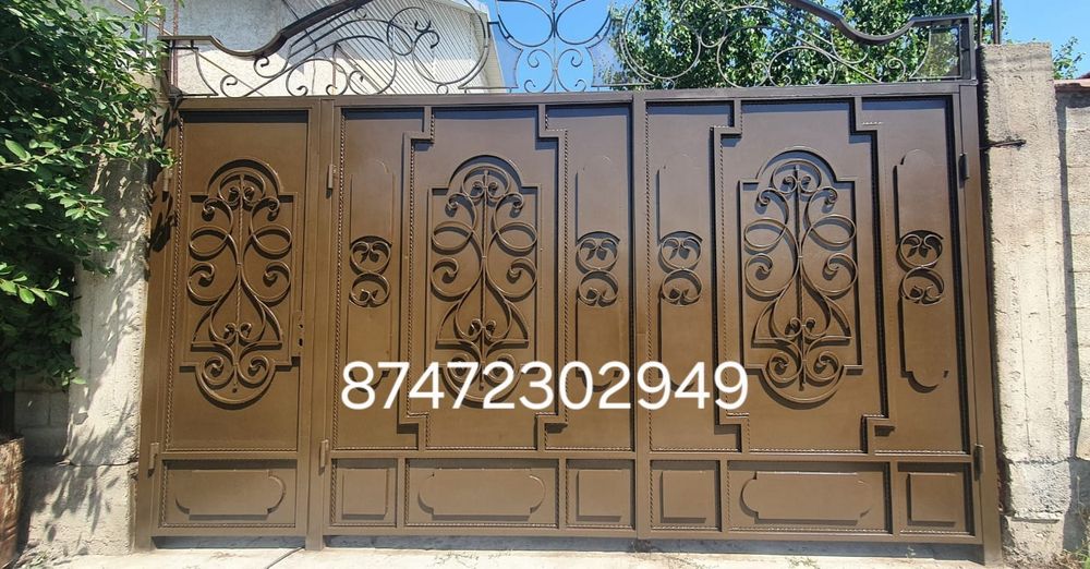 Покраска ворот 》