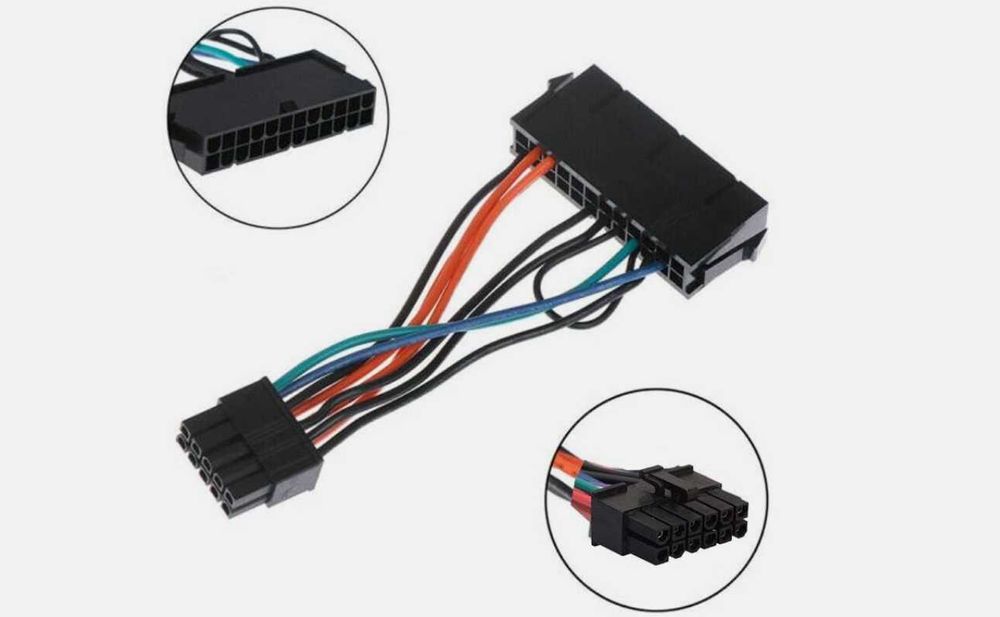 Adaptor Lenovo sursa ATX de la 24pini la 12 pini