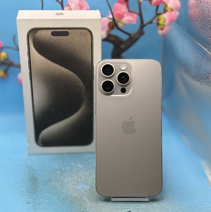 Apple iPhone 15 Pro Max, 256GB, 5G, Natural Titanium