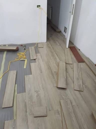 Montaj parchet-zugrăveli