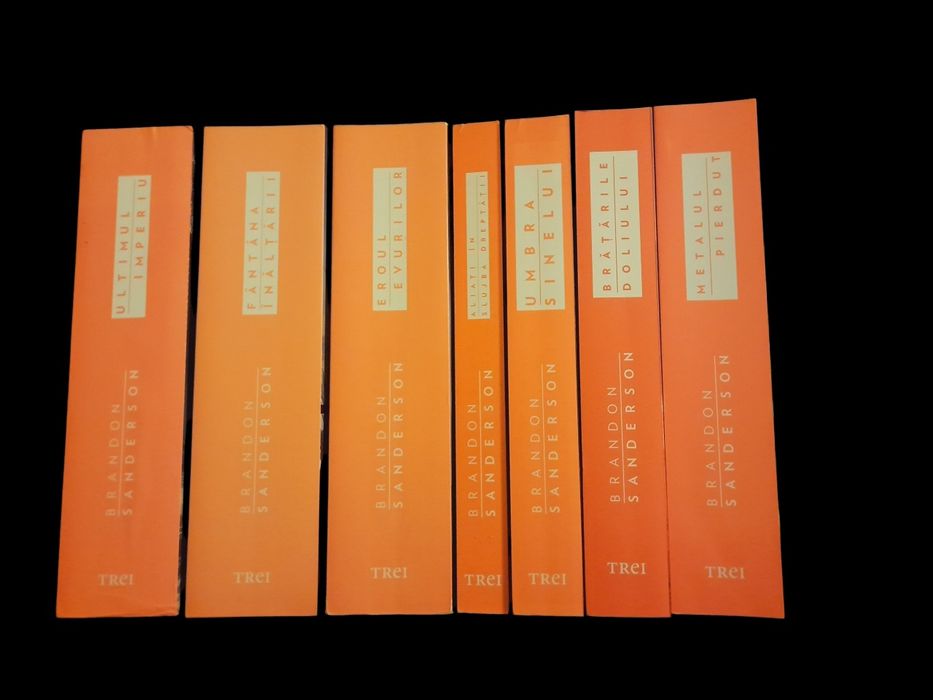 Seria completa Nascuti din ceata ( Mistborn) Brandon Sanderson