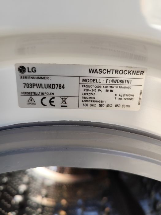 Masina de spalat cu uscator Lg