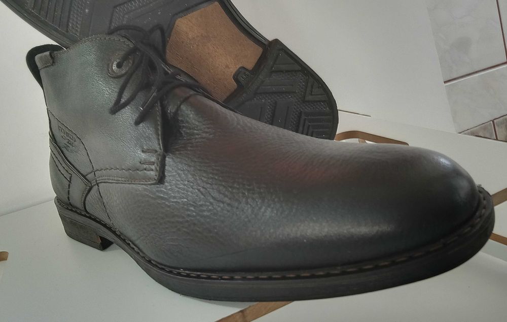 Ghete ankle plain toe premium Cat Italy 45 piele naturala