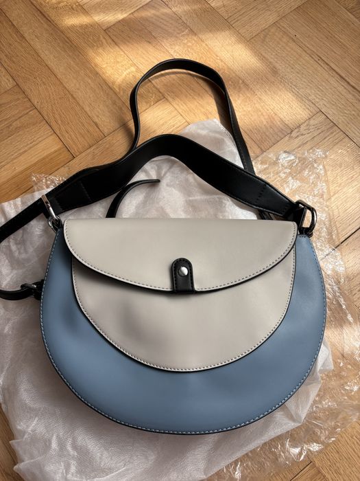 Синя чанта Paolo Bocelli