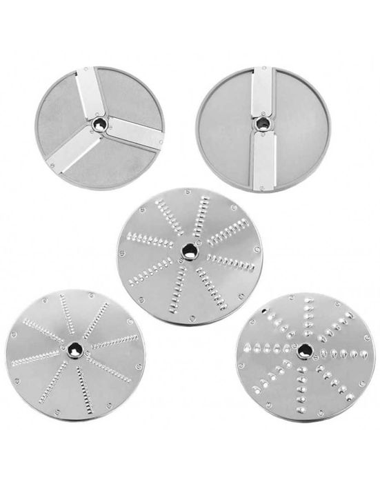 Гастро зеленчукорезачка с 5 ножа от неръждаема стомана 550W 122782