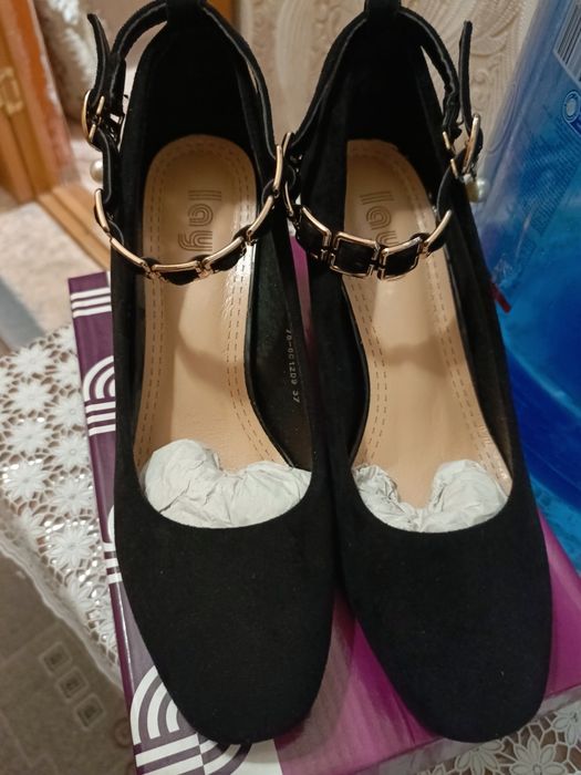 Туфли замшевые женские