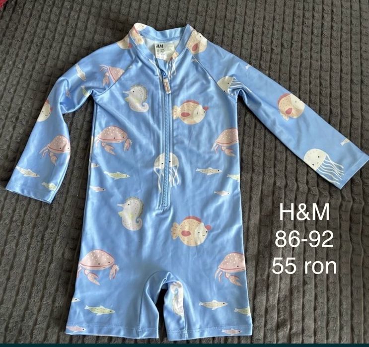 Costum baie, papuci, articole vara baietel