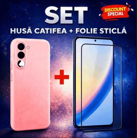 HUSA + FOLIE Samsung S25 / S25 Plus / S25 Ultra  DE LA 39 LEI