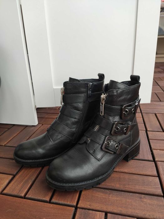 Ghete piele Gino Rossi 36 Stare foarte buna