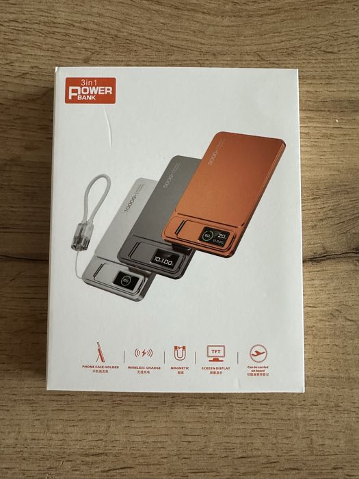 Преносима батерия с Wireless charge 10000mAh