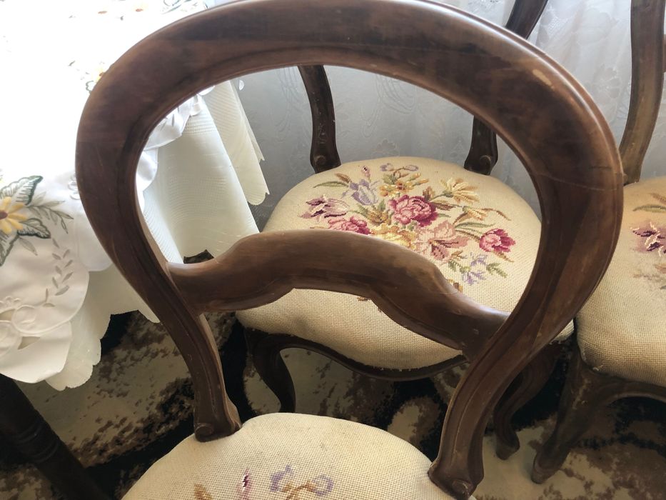 Красиви антични столове -стил Барок-6броя