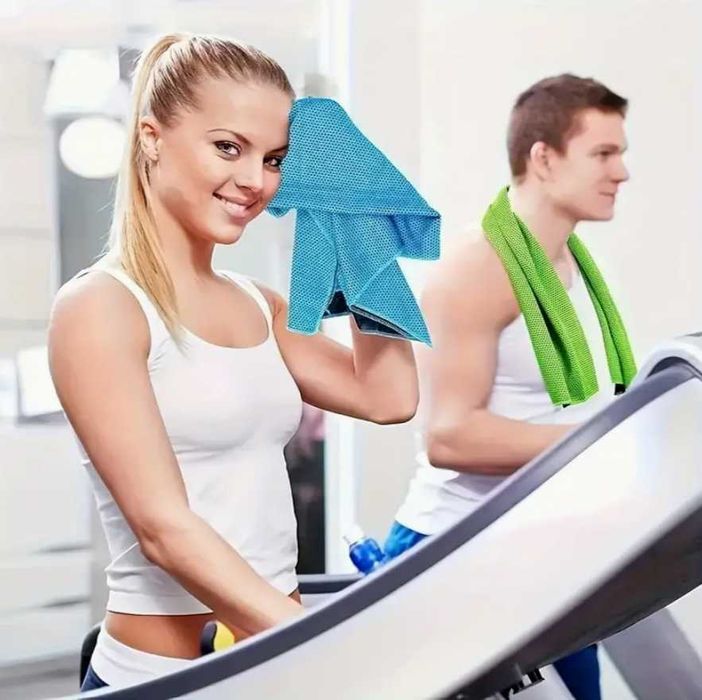 Охлаждаща спортна кърпа за фитнес