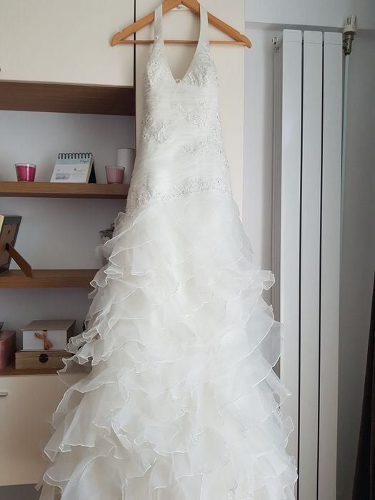 Rochie de mireasa unicat, lucrata de mana