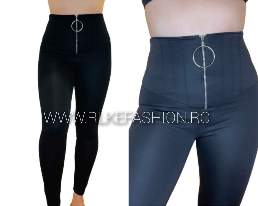 Colanți cu corset talie înaltă