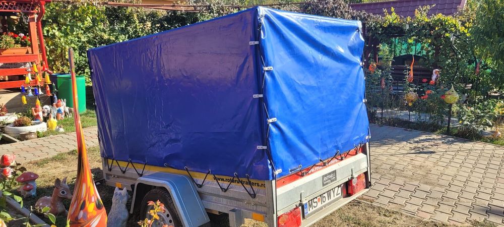 Remorcă 750kg tablă groasă de 2