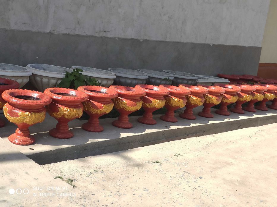 Beton Gultuvaklar.  Hunarmandlik mahsulotlari.