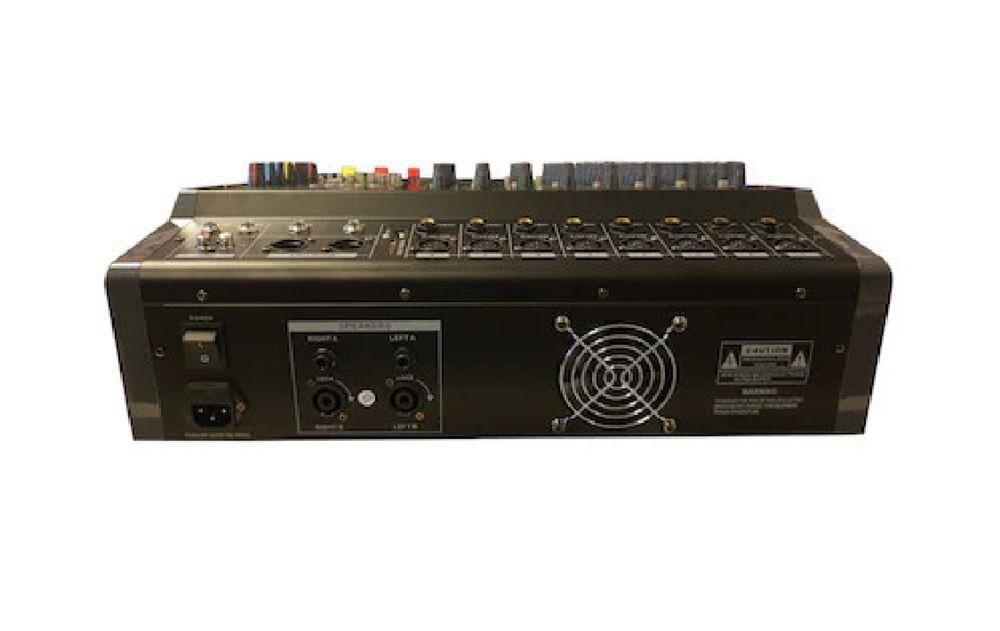 Mixer audio activ amplificat 2x800W 8 Canale Bluetooth USB consola DJ