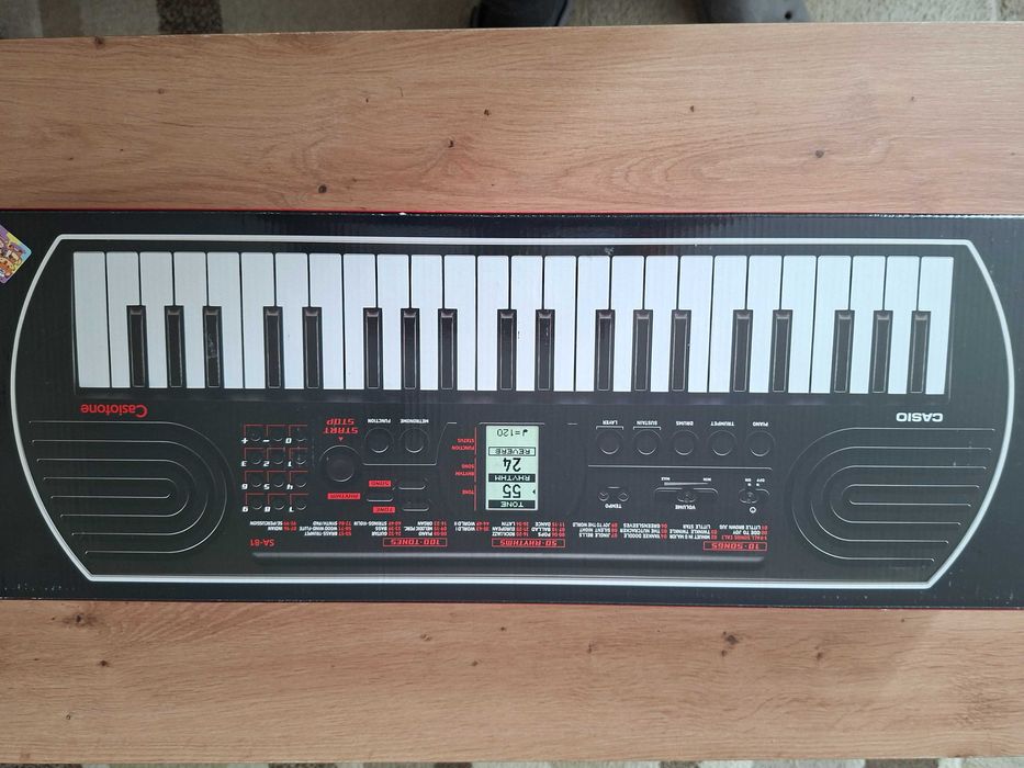 Синтезатор Casio - SA-81 - черен.