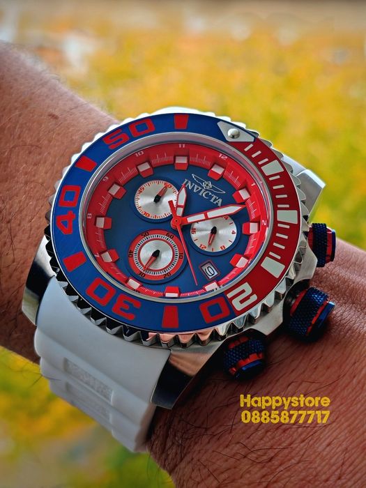 INVICTA Seahorse White 52 mm, Инвикта нов мъжки часовник