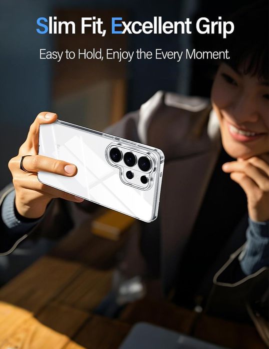 Прозрачен кейс space case за samsung galaxy s26 ultra