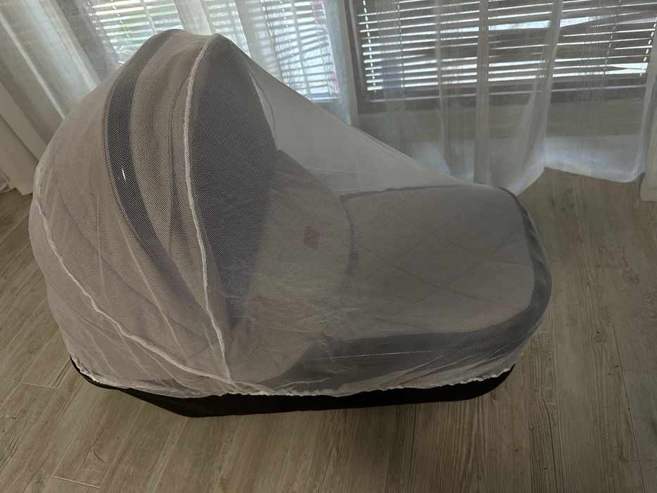 Бебешка комбинирана количка Lorelli Rimini String&Black