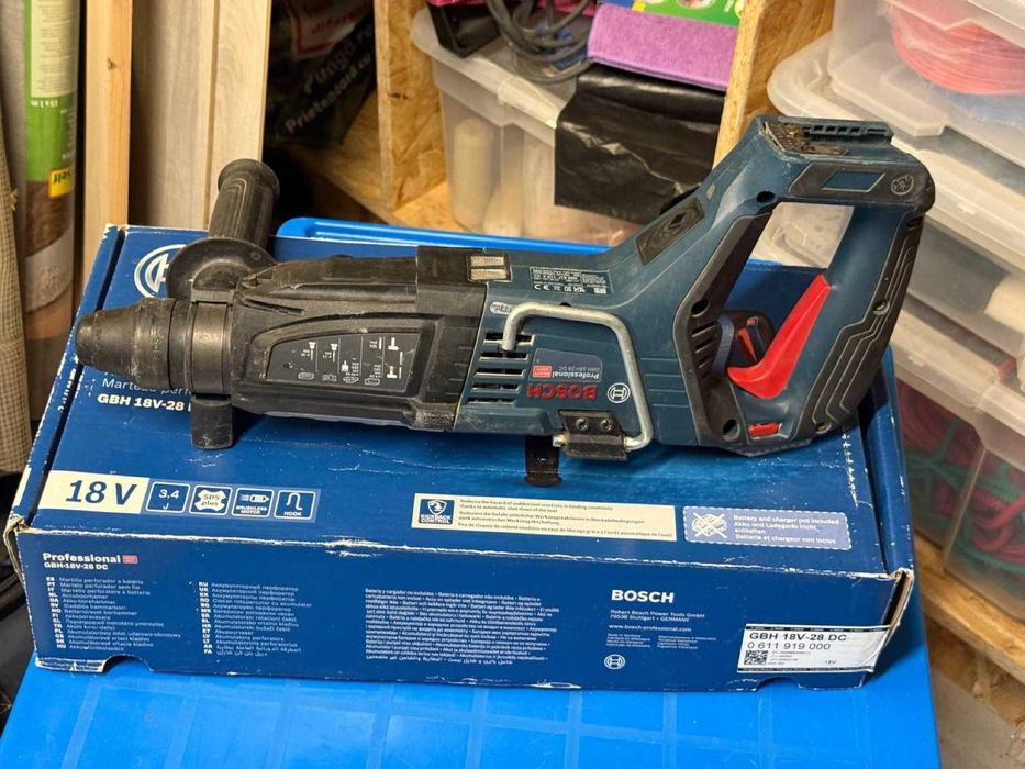 Ciocan rotopercutor Bosch GBH 18V-28 DC 3.4J SDS-plus, cutie, solo