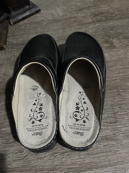 Saboti piele naturala Batz