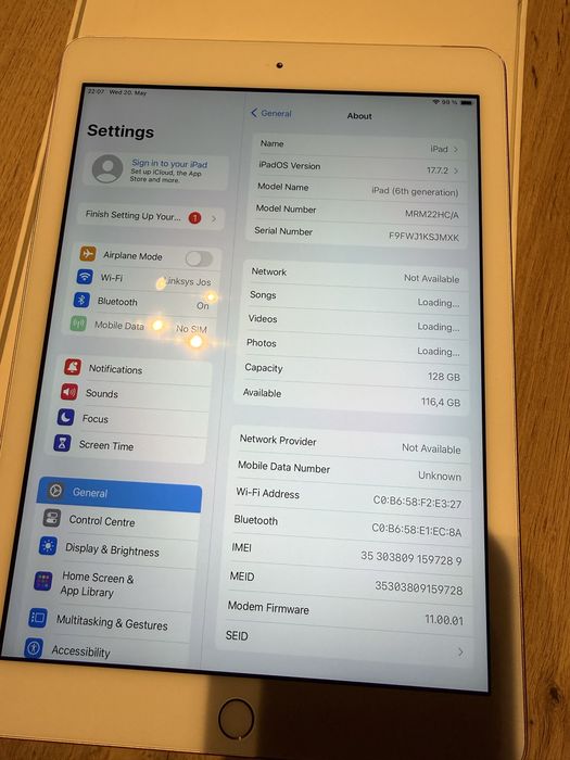 Ipad generatia a 6 a Wifi+Cellular 128 gb Rose Gold