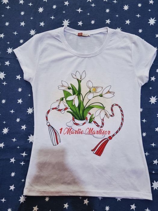 Vând tricou nou purtat doar in ziua de 8 martie