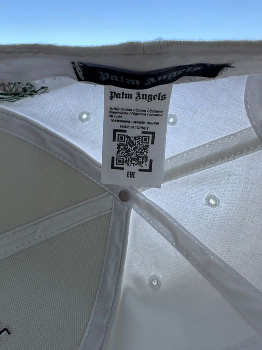 Шапка Palm Angels ( бяла )