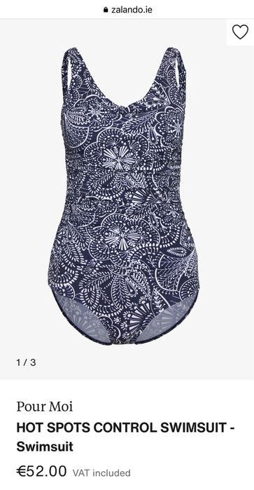 Pour Moi Hot Spots Control Swimsuit дамски цял бански - S