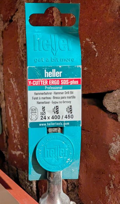 Свредло за армиран бетон Heller SDS-plus 24 мм, 400/450 мм