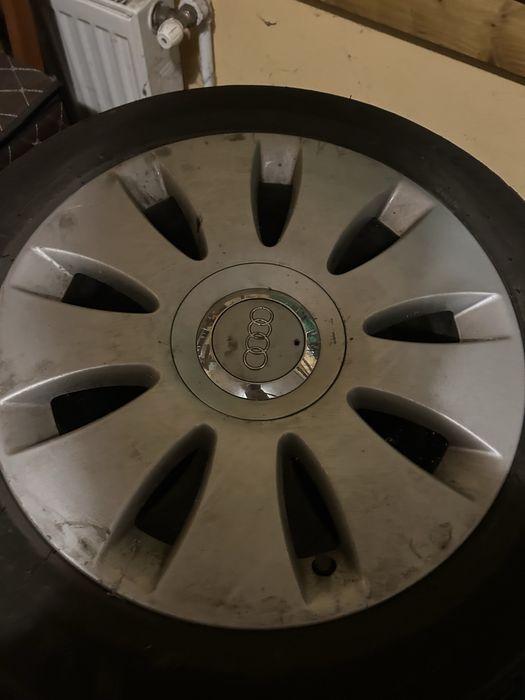 Vand cauciucuri michelin alpin 6 205/55/R16 si jante originale audi