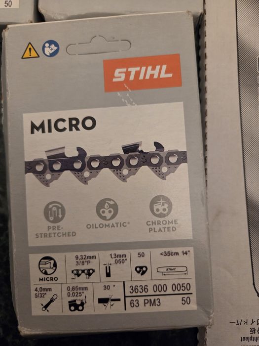 Teacă plastic,lame și lanțuri stihl
