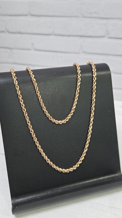 Цепь золотая из красного золота