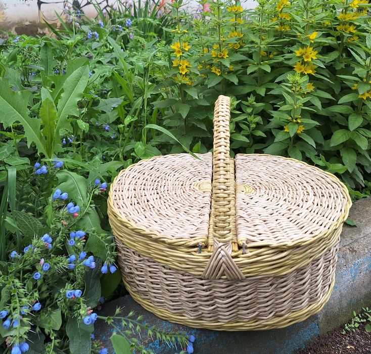 Корзинки  из бумажной лозы