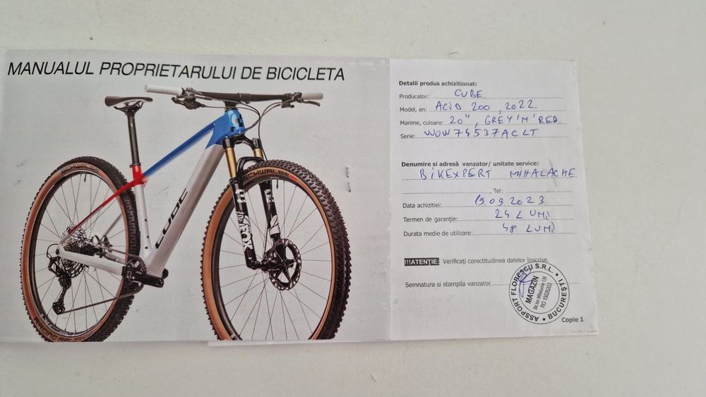 Bicicleta Cube 20"