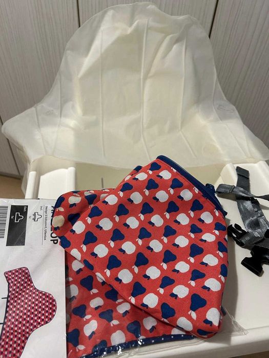 scaun masa bebe-copil IKEA ANTILOP cu tava + 2 huse si pernuta