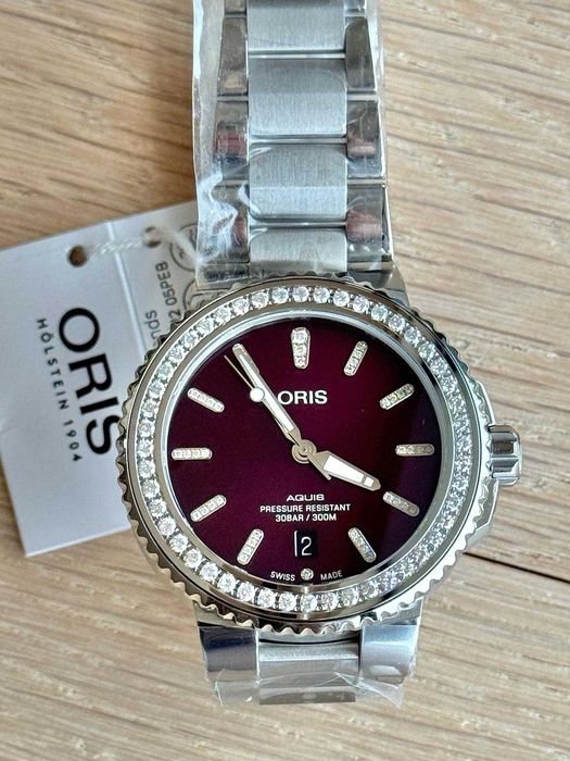 Ceas Elvetian Oris Aquis Diamonds Automatic Barbatesc Nou