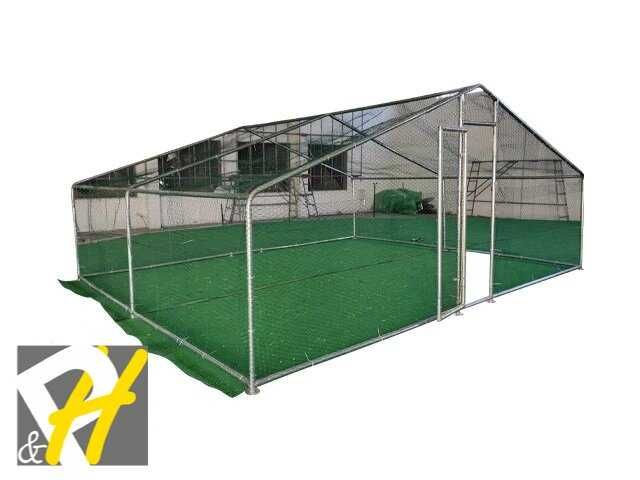 Пилчарник с PVC покрив 3х4 3х8 и 3х10 м птичарник, клетка за птици