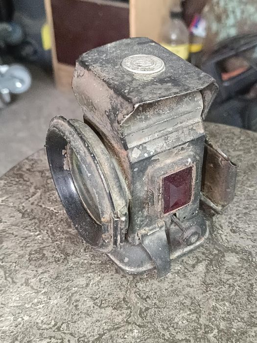 Стар немски фенер за колело