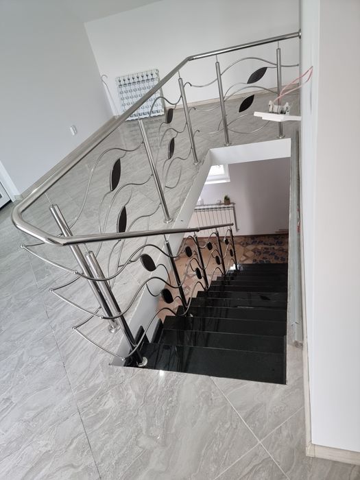 Balustrade inox/modele cu lemn