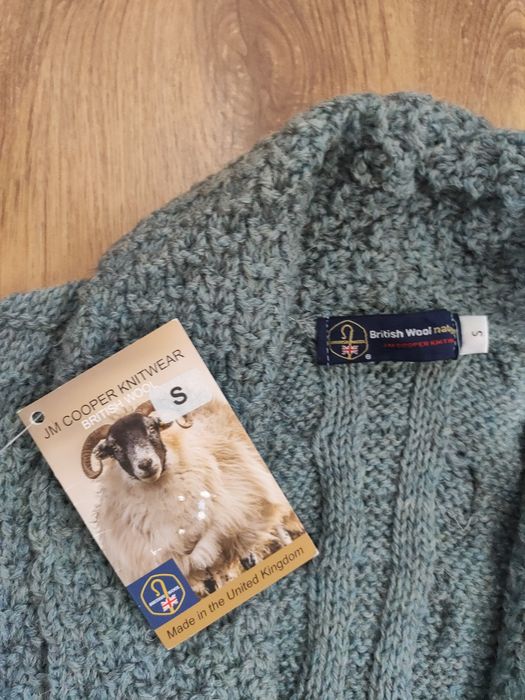 Cardigan damă din lână JM Cooper British Wool made in UK mărimea S