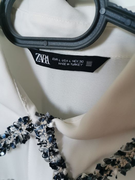Бяла риза ZARA, размер L