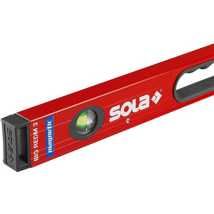Нивелир 200 см, SOLA Big RedM 3 200, 3 либели, магнитен, алуминиев